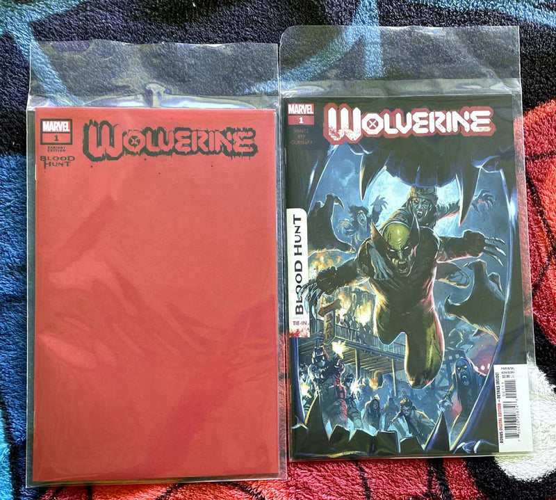 The Amazing Spider-Man Wolverine Blood Hunt 1,2, & 3 /variants 1/Red NM