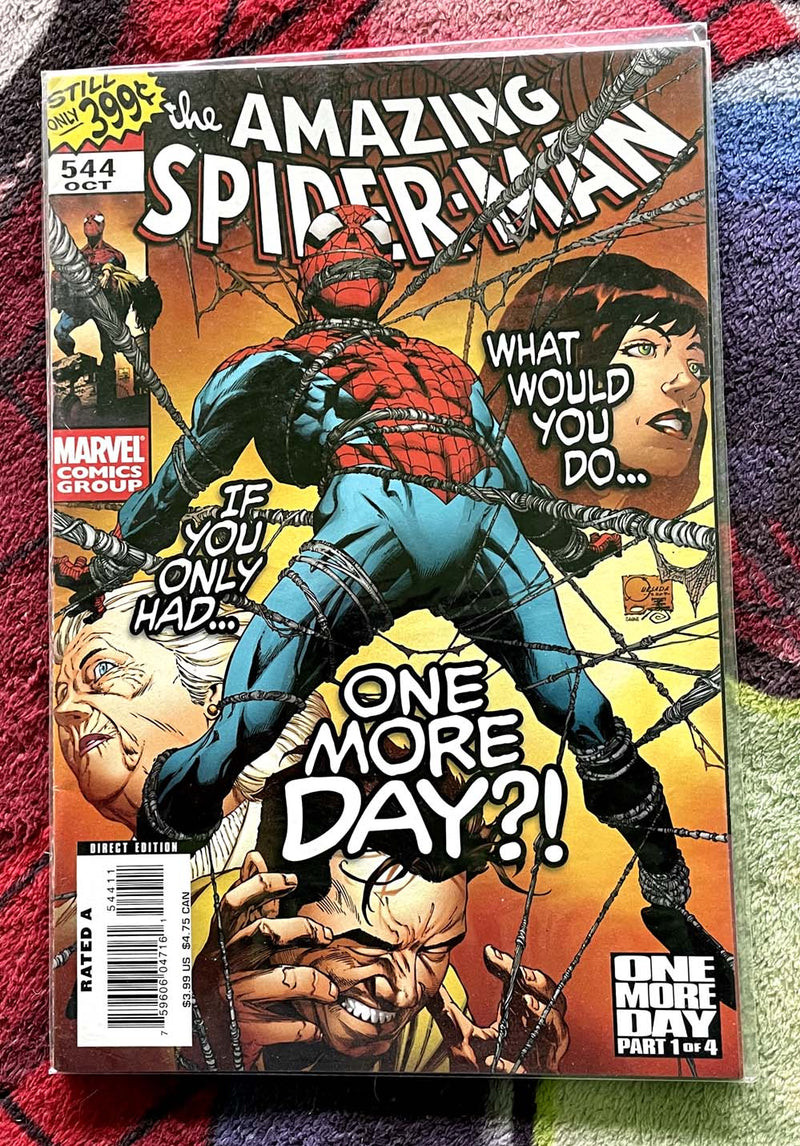 One More Day-Amazing Spider-Man #544 & variant,Sensational#41,Friendly 41 NM