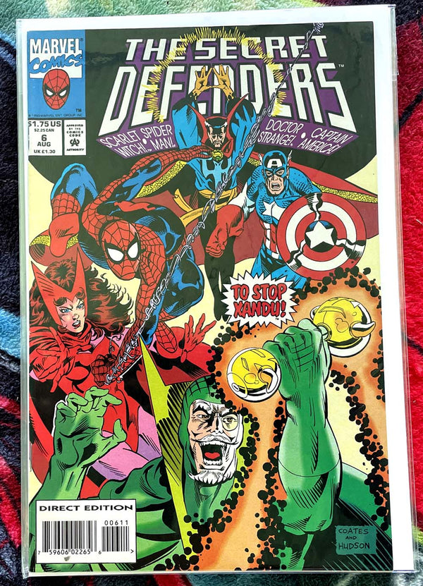 THE SECRET DEFENDERS #6,7,8,9,10-VF- NM full run