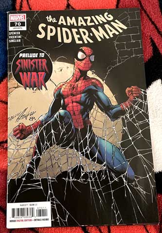 Amazing Spider-Man #70-74, #74 variant Sinister War VF-NM