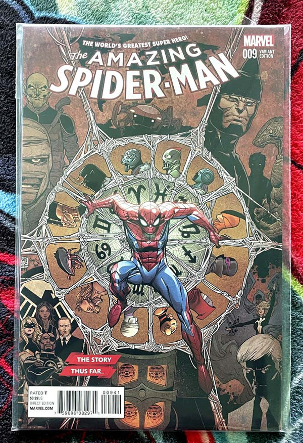 The AMAZING SPIDERMAN 9  VARIANT NM