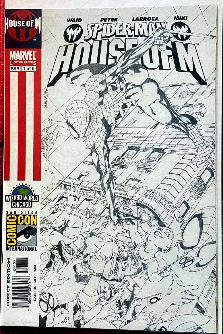 Spider-Man House of M Comic-Con Sketch variant