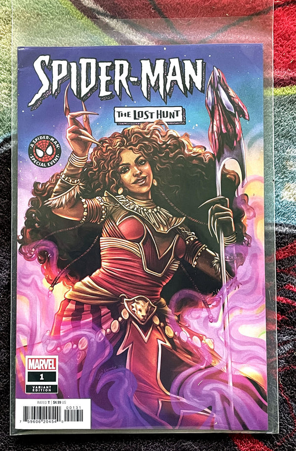 Spider-Man Lost Hunt #1 Edge Variante Tracy Makeba NM