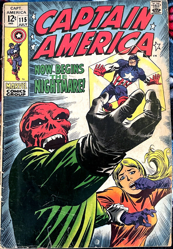 Captain America #115 Red Skull READER COPY