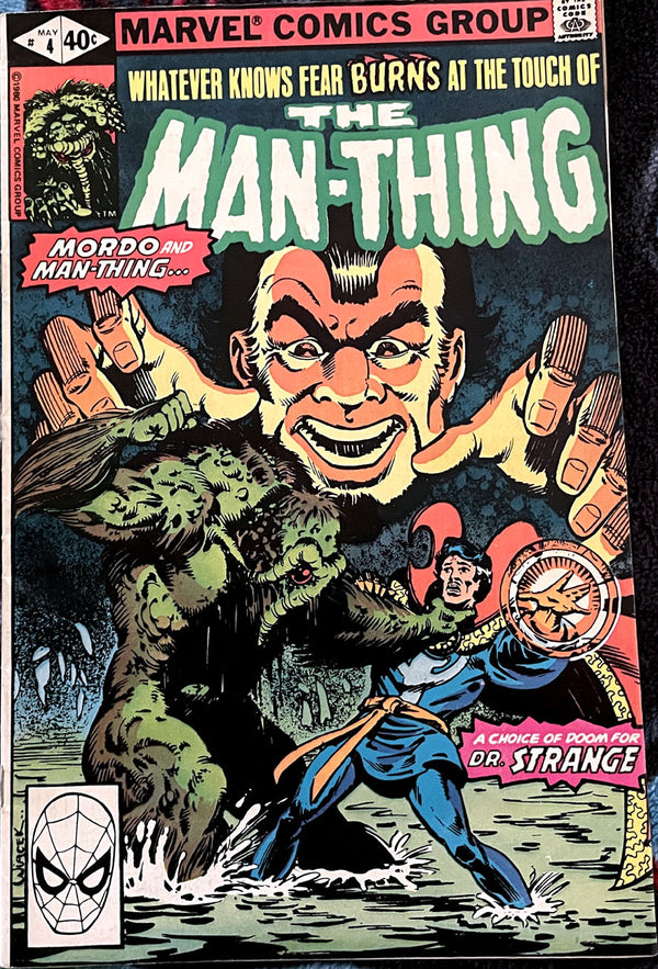 Marvel Modern Age-The Man-Thing  vol. one #4 VG-F