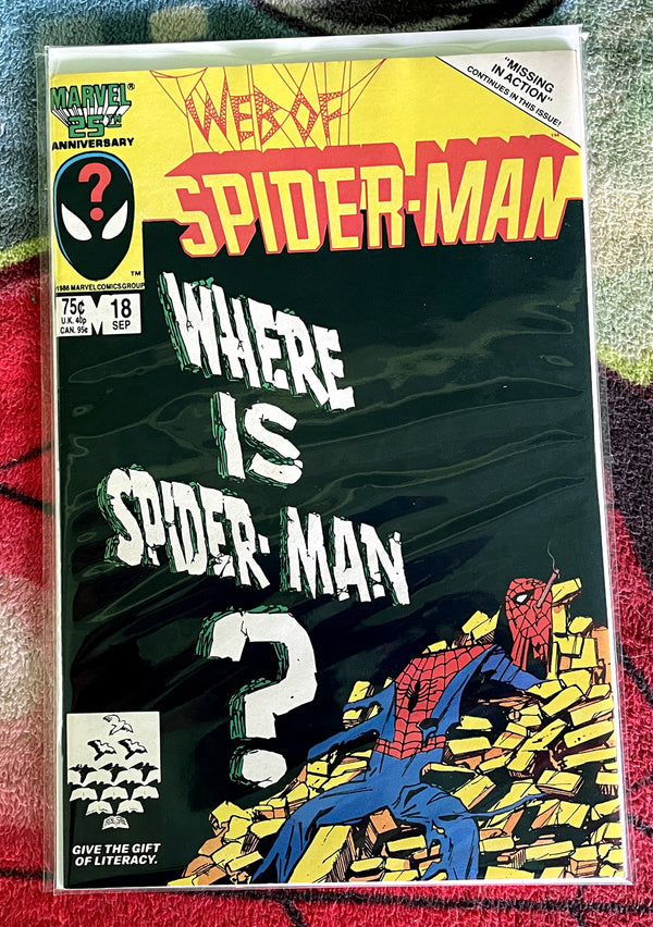 Web of Spider-Man -#17-18 NM Secret Wars porté disparu