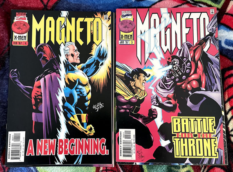 Magneto 4 part mini series issues 2, 3 & 4 VF-NM
