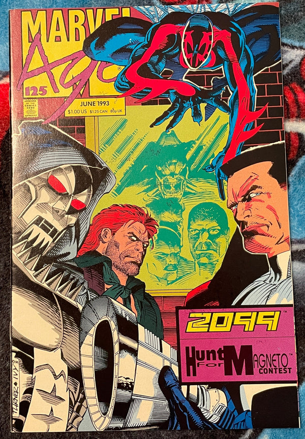 Marvel Age #125-2099 Hunt for Magneto contest VF-NM