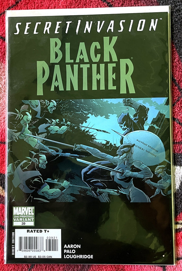Black Panther #39 (2008) Second Print Variant NM