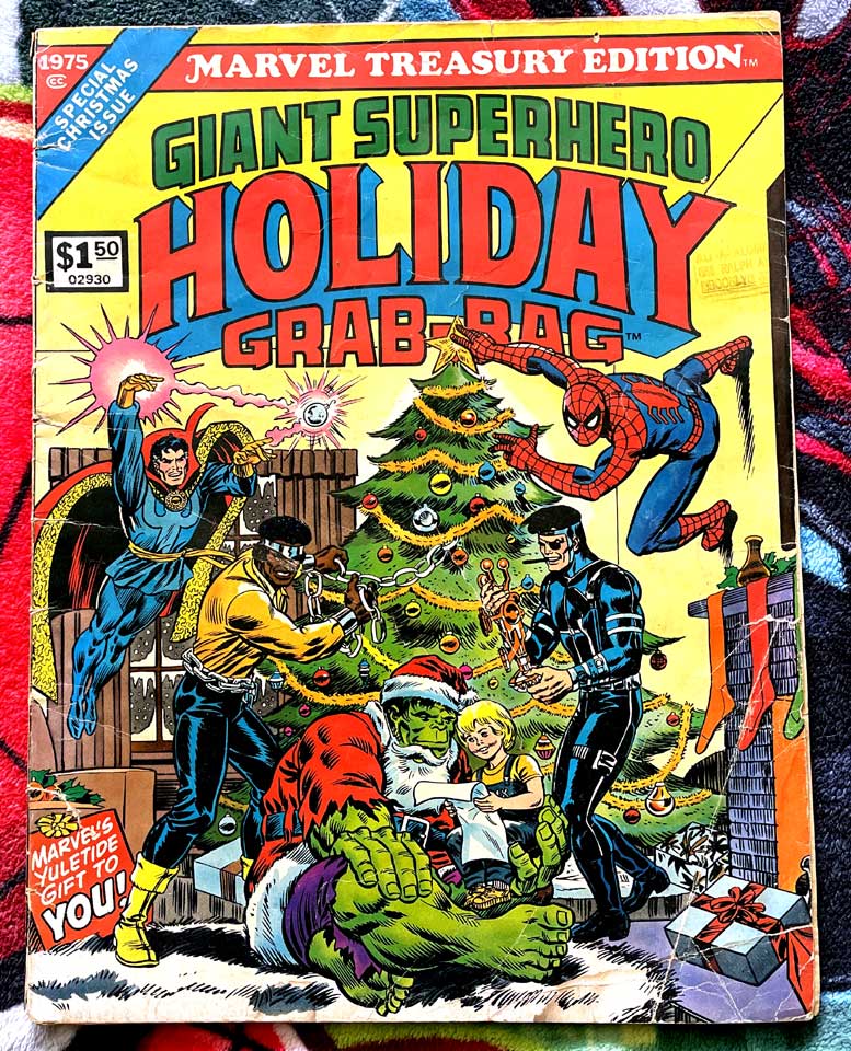 Marvel Treasury Edition-Giant Super Hero Holiday Grab Bag G-VG