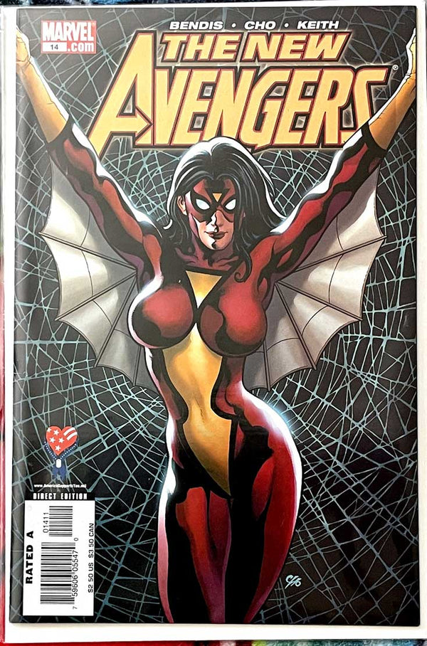 THE NEW AVENGERS-#4,14 &amp; 15 NM-L'hommage à Spider-Woman