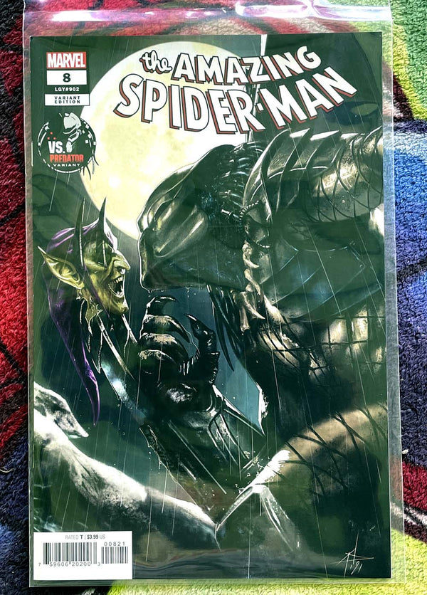 L'Amazing Spider-Man #8 Predator Dell Otto variante NM/M