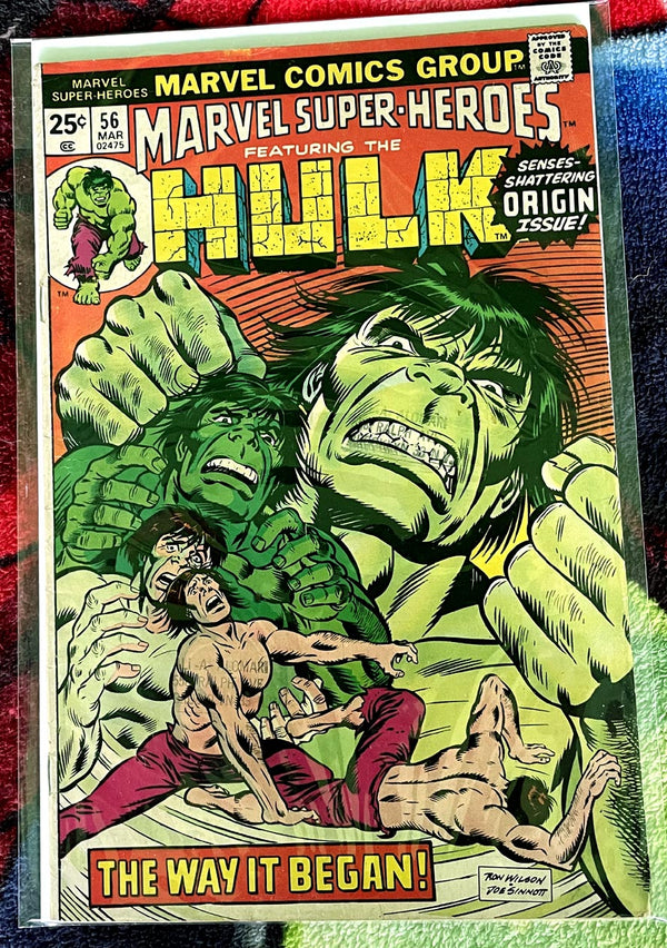 Marvel Super Heroes avec The Hulk #56-origine F