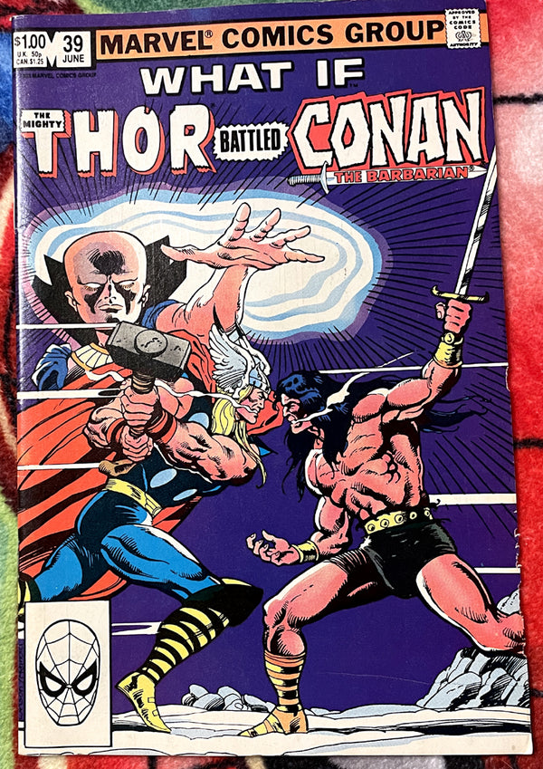 What If? Thor battled  Conan #39 VF