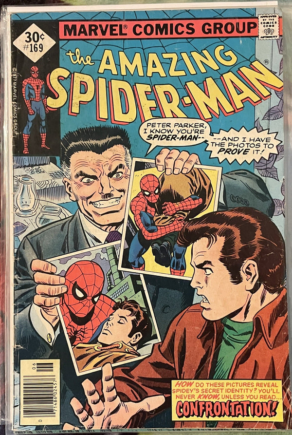 The Amazing Spider-Man #169 Whitman variant VG-F 30 cent first edition