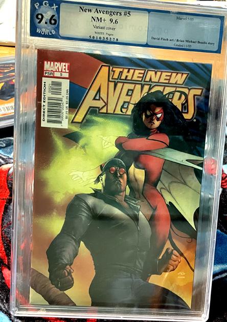 NEW AVENGERS #5 PGX  9.6 Quesada variant