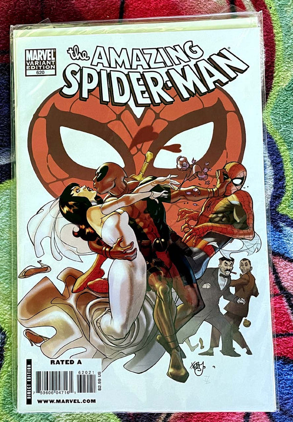 Amazing Spider-Man # 620 Pascal Ferry Deadpool Variant