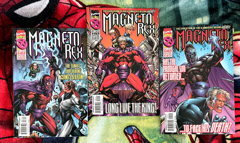 Magneto Rex 3 part mini series full run complete VF