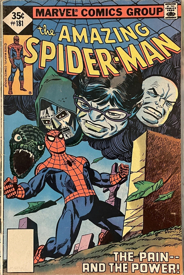 Whitman variant Amazing Spider-Man#181 VG-F