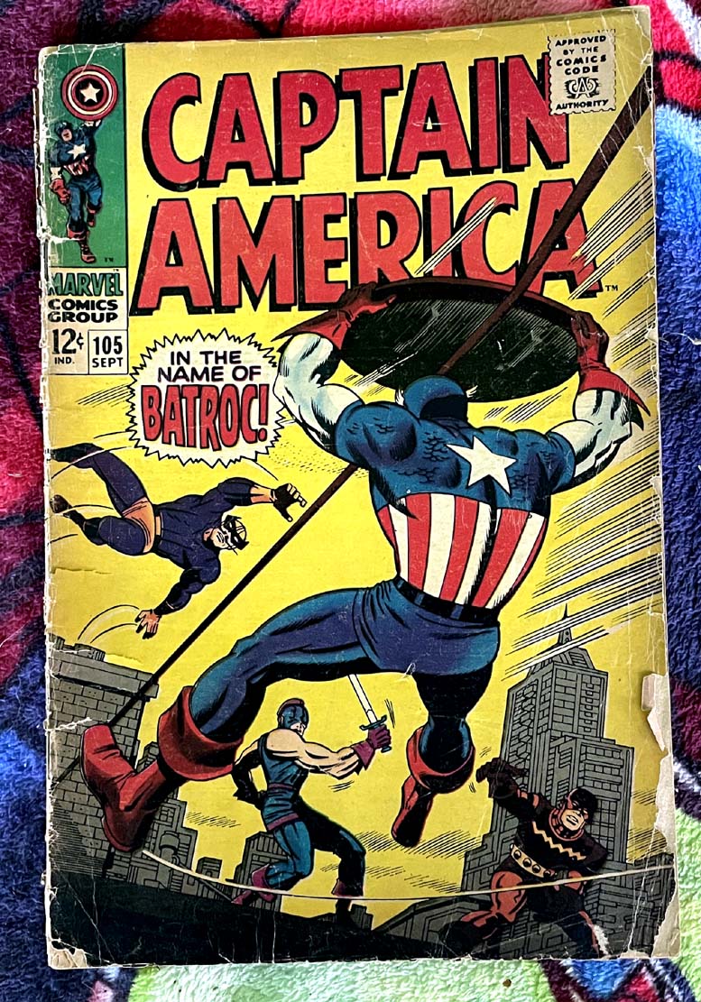 Captain America #105-Batroc/Double Feature #4-Reader copies