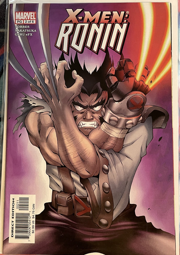 X-Men Family-Ronin-#1-5 full run Wolverine VF-NM