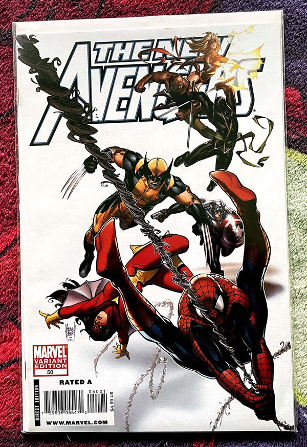 La variante New Avengers #50 VF-NM