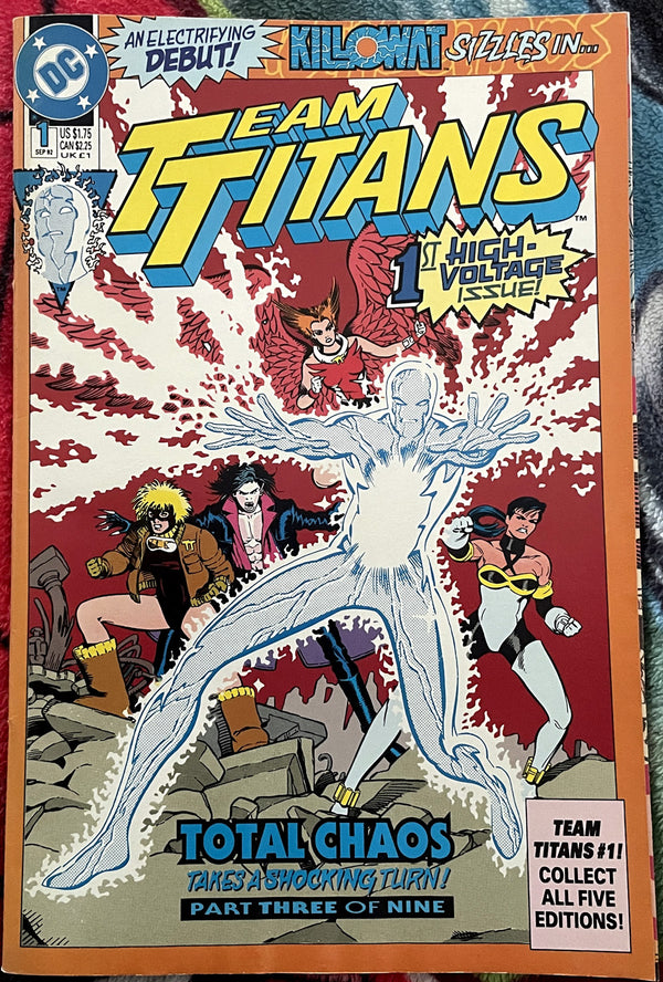 DC Universe-Team Titans #1 VF  Kilowatt cover