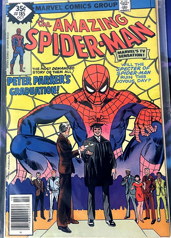 Whitman variant Amazing Spider-Man #185 F-VF