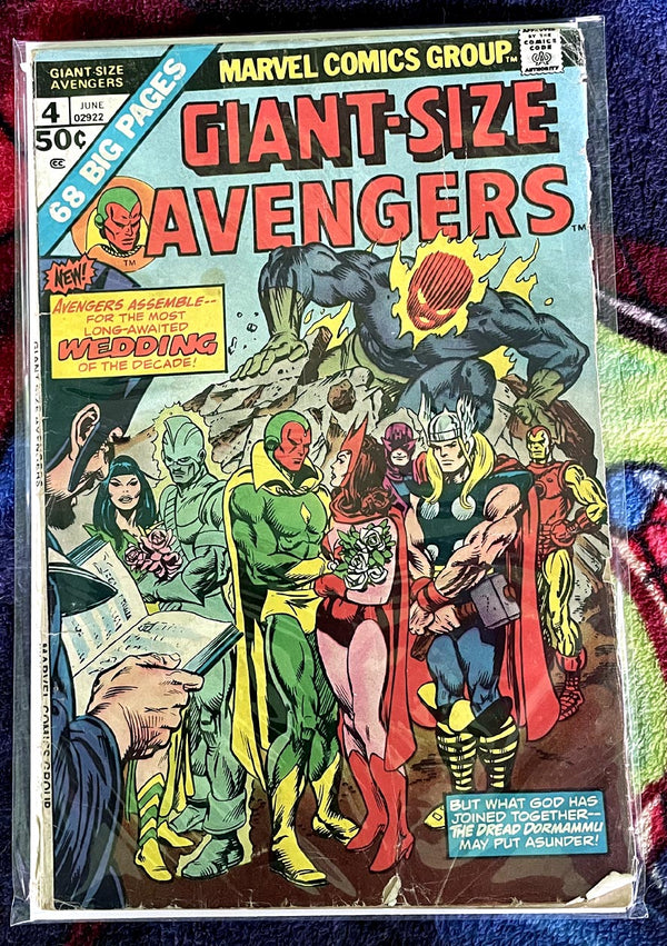 Giant Size Avengers #4-Wedding Issue- Reader copy