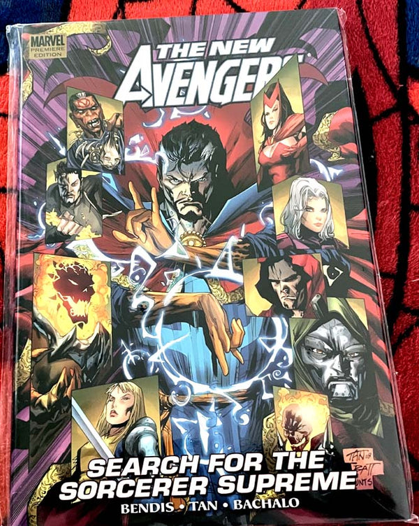 New Avengers-vol.1-Search for the Sorcerer Supreme-NM-Hard Cover