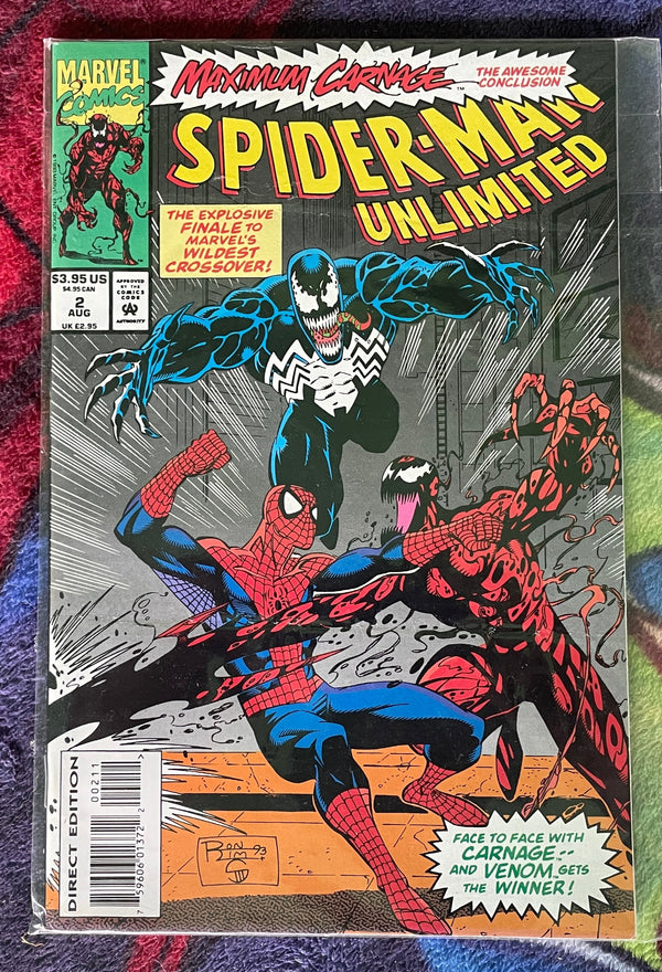 Spider-Man Unlimited #2-Maximum Carnage VF-NM