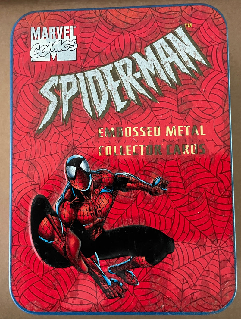 Spider-Man 5 Embossed Metal Collectors Cards -COA-A-552