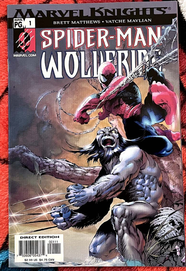 Marvel Knights  Spider-Man -Wolverine  #1-4 VF-NM