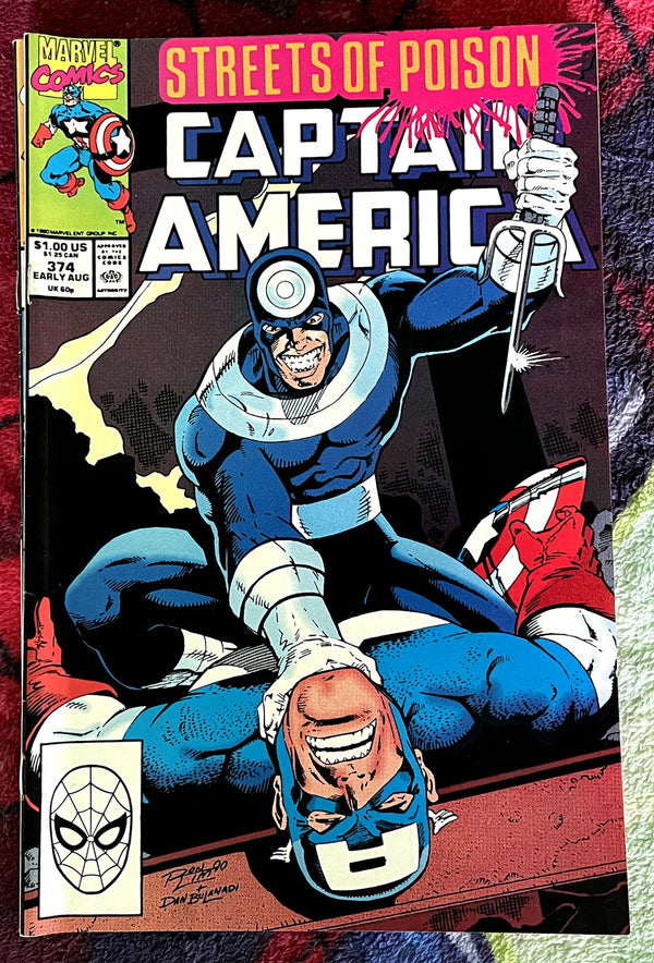 Captain America #374-377-Streets of Poisons VF-NM