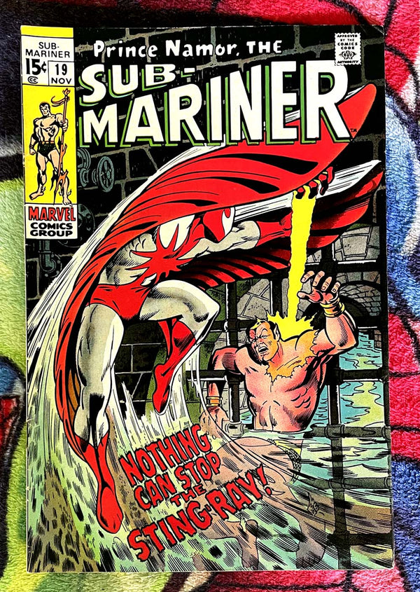 The Sub Mariner #19  F-VF- First Sting-Ray