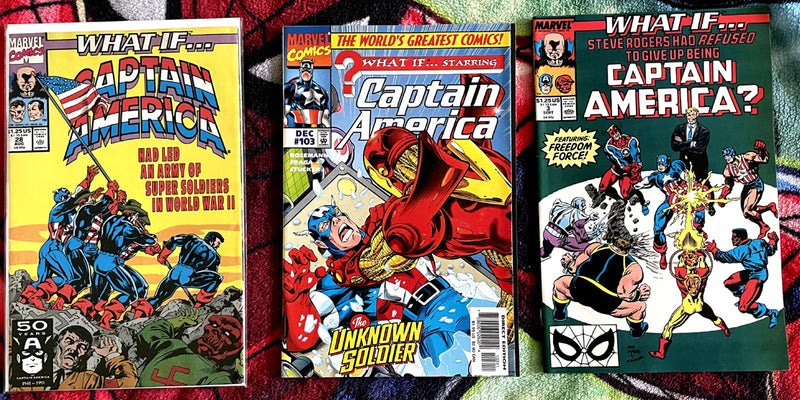Captain America Lot #2- Et si ?-#3,28,103 VF-NM