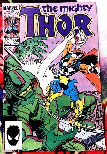 The Mighty Thor  #358 Beta Ray Bill  F-VF