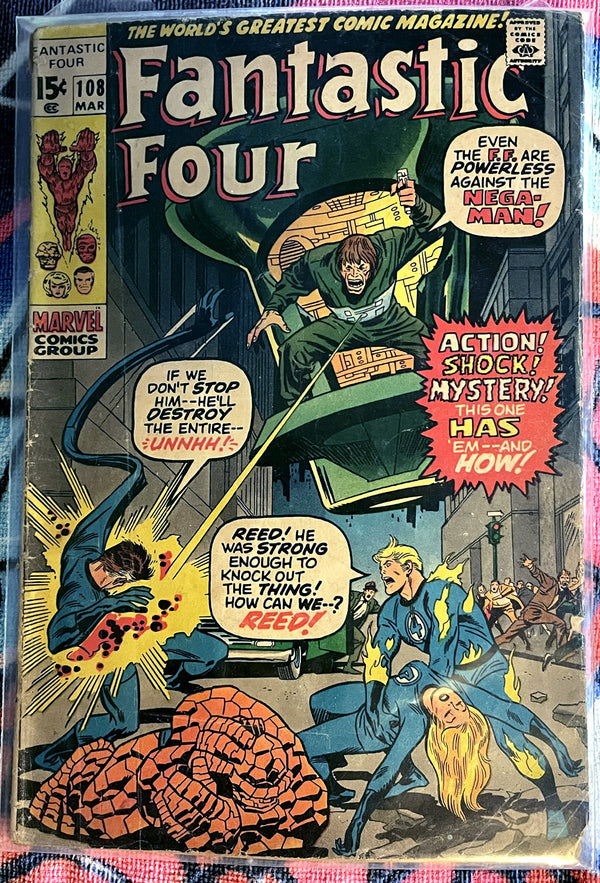 Fantastic Four-Silver Age-#108 -Reader copy