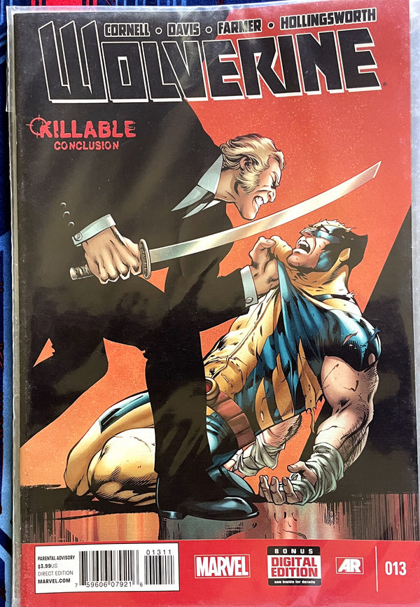 X-Men Family- Wolverine #13-Killable Conclusion  VF