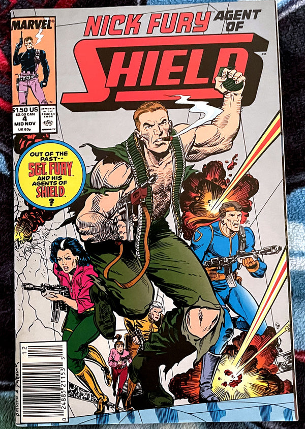 Marvel Modern Age-Nick Fury Agent of SHIELD # 4 VF