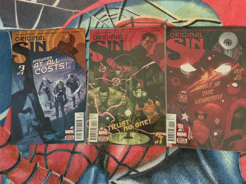 Avengers-Original Sin #3-8,Annual #1  VF-NM
