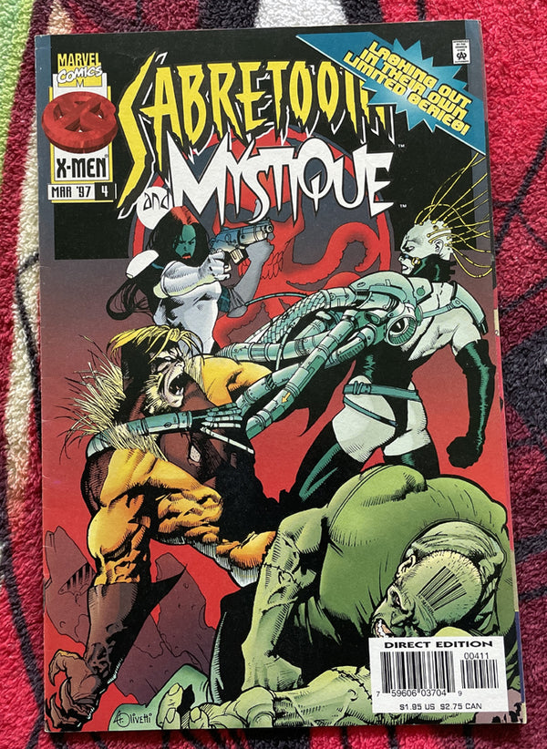 Sabertooth et Mystique #4 VF