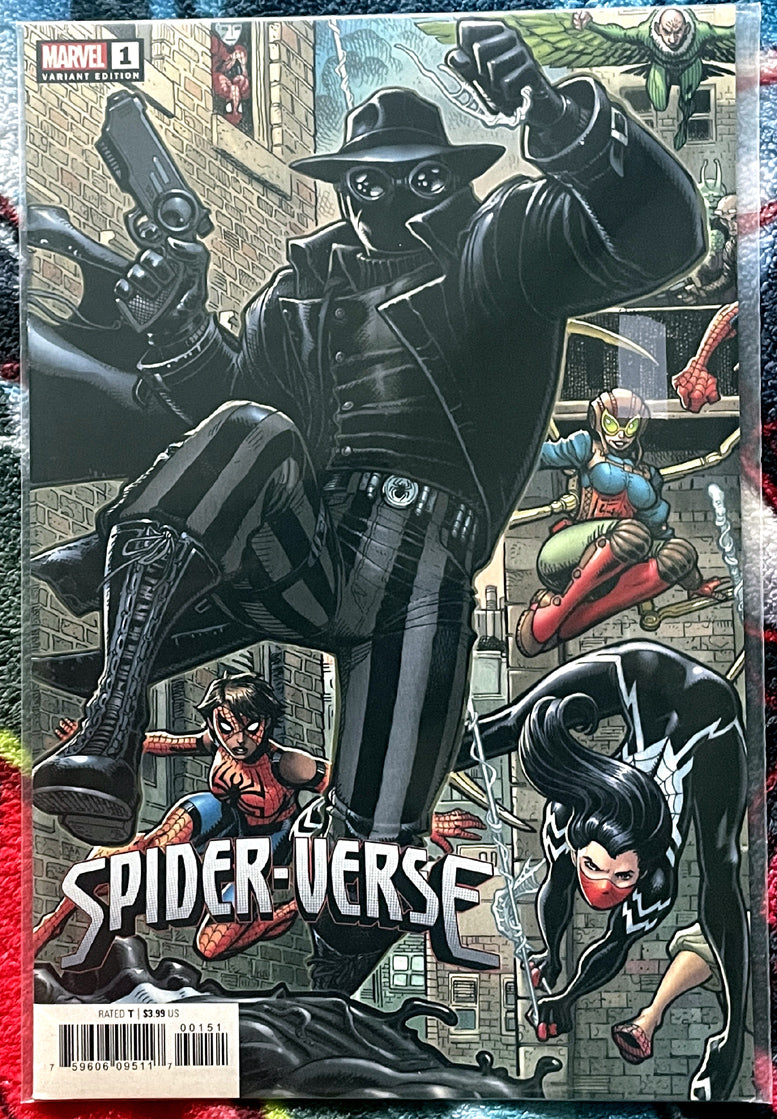 Spider-Verse #1-6-#1 noir variant NM