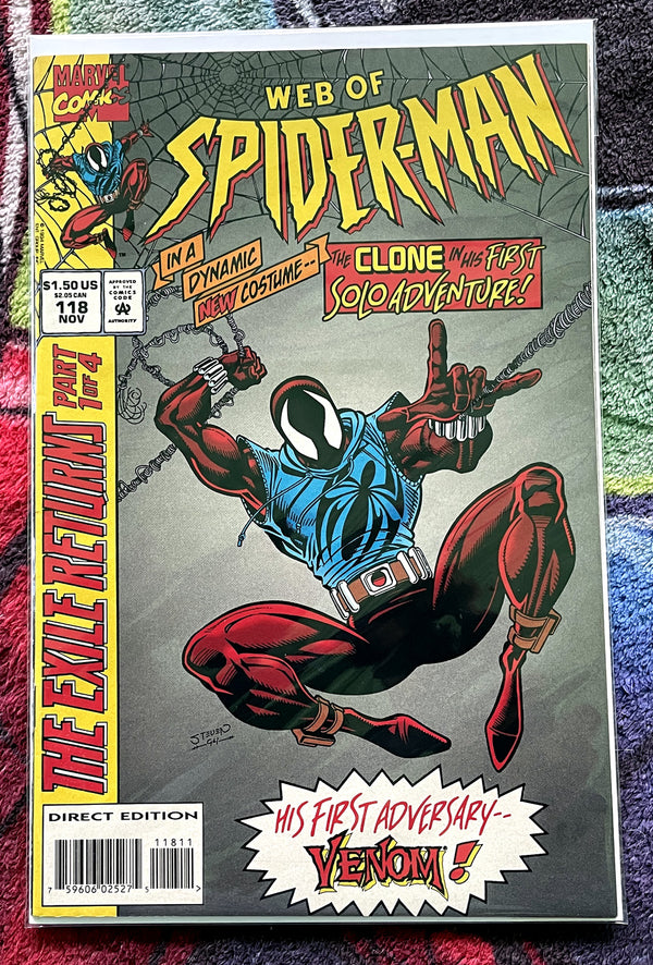 Web of Spider-Man #118/119 VF-NM Scarlet Spider