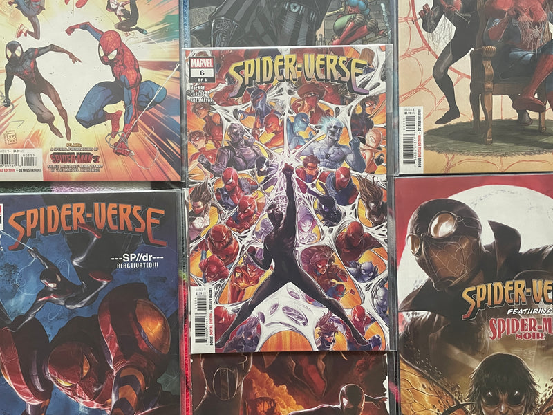 Spider-Verse #1-6-#1 noir variant NM