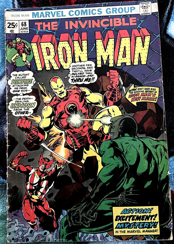 Marvel Bronze Age-The Invincible Iron Man #68 COPIE DU LECTEUR