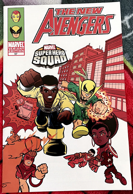 New Avengers #57  Super Hero Squad Variant Cover   VF-NM