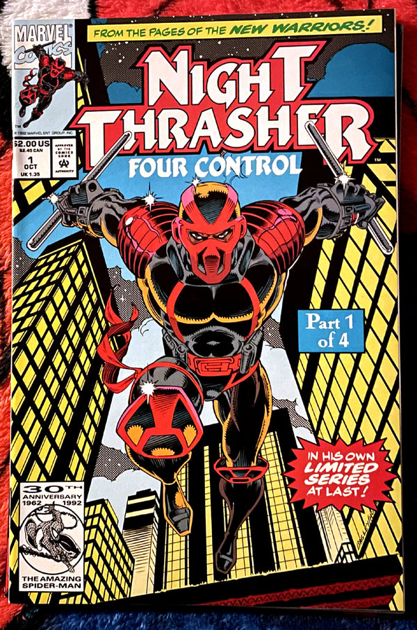 Night Thrasher Four Control #1-4 VF-NM full run complete