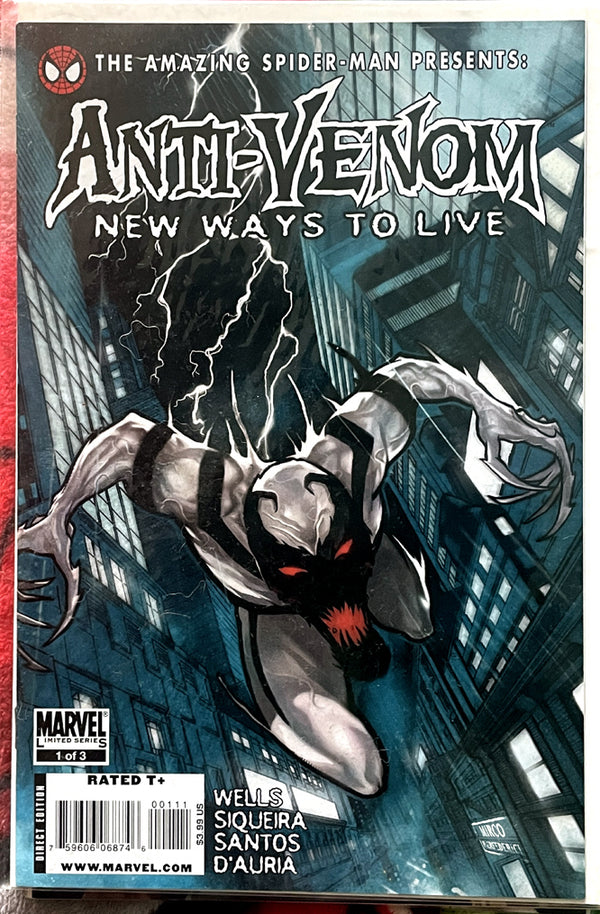 Anti-Venom New Ways to Live #1-3 VF-NM