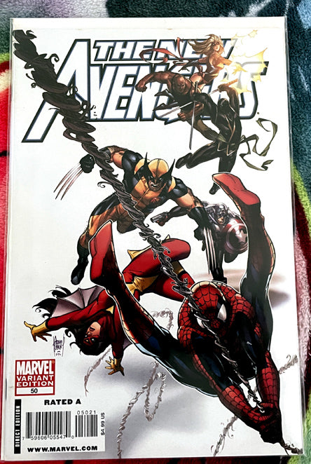 New Avengers #50  Variant Kubert Cover   VF-NM